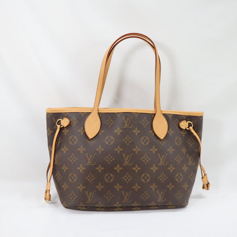 Pre-Owned #BP060501 Louis Vuitton Monogram Neverfull PM Tote Bag M40155