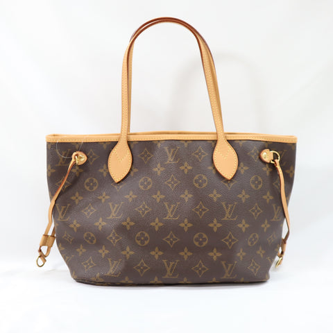 Pre-Owned #BP060501 Louis Vuitton Monogram Neverfull PM Tote Bag M40155
