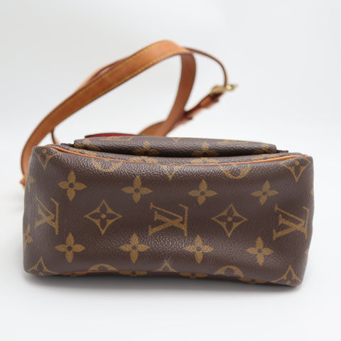 Pre-Owned #62424 Louis Vuitton Monogram Viva Cite PM Crossbody Bag Brown M51165