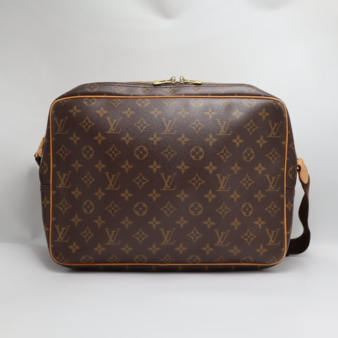 Pre-Owned #2176 Louis Vuitton Monogram Reporter GM Crossbody Bag M45252