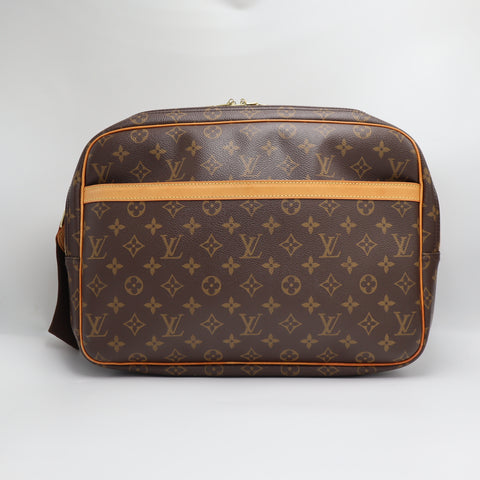 Pre-Owned #2176 Louis Vuitton Monogram Reporter GM Crossbody Bag M45252