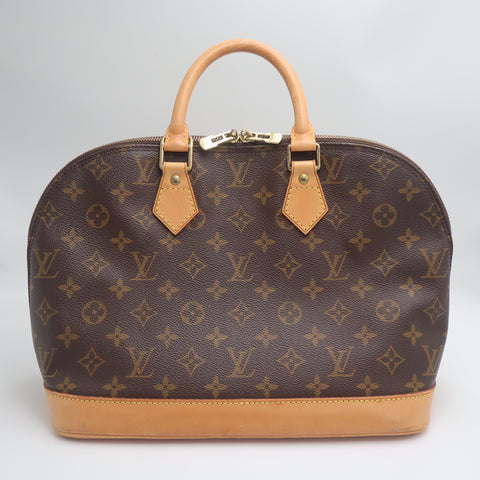 Pre-Owned #1160 Louis Vuitton Monogram Alma PM Hand bag Brown M51130