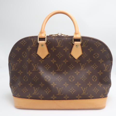 Pre-Owned #1160 Louis Vuitton Monogram Alma PM Hand bag Brown M51130