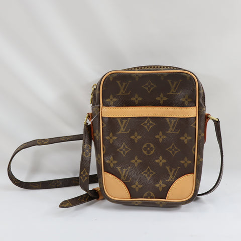 Pre-Owned #BP72096 Louis Vuitton Monogram Danube Crossbody Bag Brown M45266