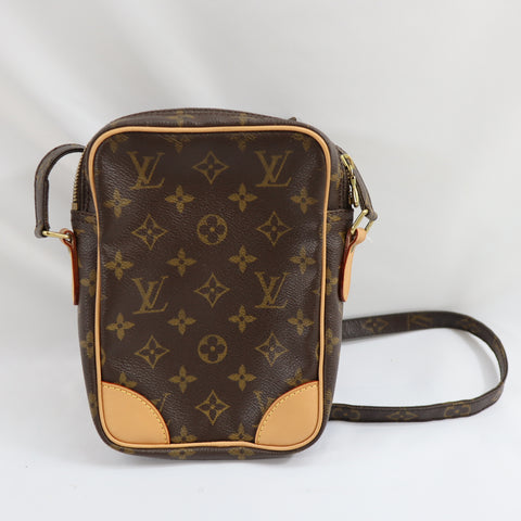 Pre-Owned #BP72096 Louis Vuitton Monogram Danube Crossbody Bag Brown M45266