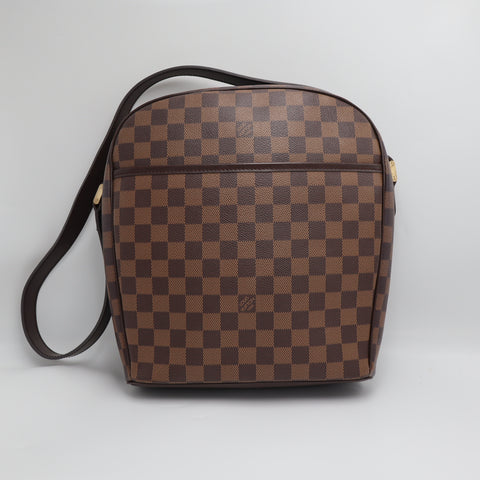 Pre-Owned #2160 Louis Vuitton Damier Ipanema GM  Shoulder Bag N51292