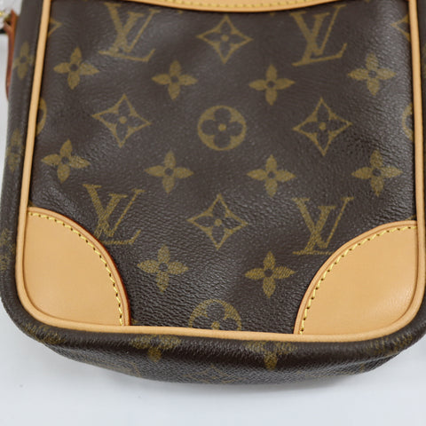 Pre-Owned #BP72096 Louis Vuitton Monogram Danube Crossbody Bag Brown M45266