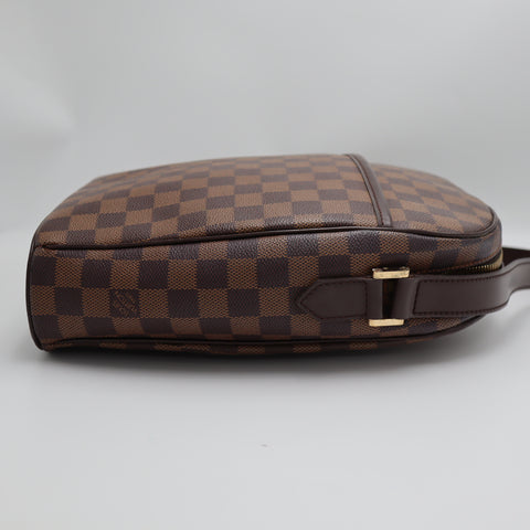 Pre-Owned #2160 Louis Vuitton Damier Ipanema GM  Shoulder Bag N51292