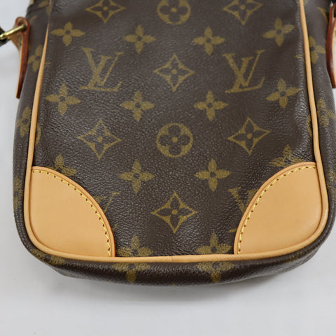 Pre-Owned #BP72096 Louis Vuitton Monogram Danube Crossbody Bag Brown M45266