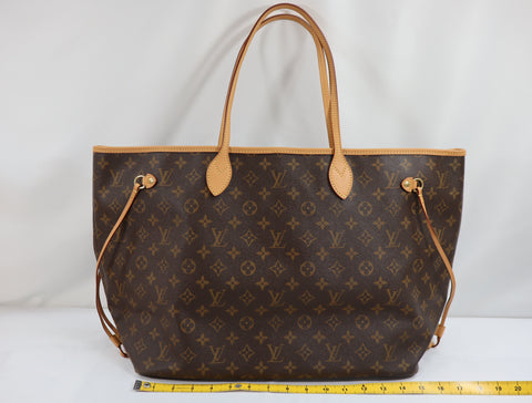 Pre-Owned #BP ALAN05233 Louis Vuitton Monogram Neverfull GM Tote Bag M40157