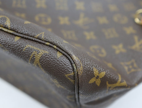 Pre-Owned #BP ALAN05233 Louis Vuitton Monogram Neverfull GM Tote Bag M40157