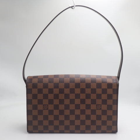 Pre-Owned #71426 Louis Vuitton Damier Ebene Tribeca Ron Shoulder Bag N51160