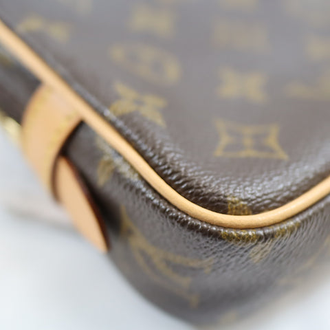 Pre-Owned #BP8275 Louis Vuitton Monogram Pochette Marly Bandouliere Crossbody Bag M51828