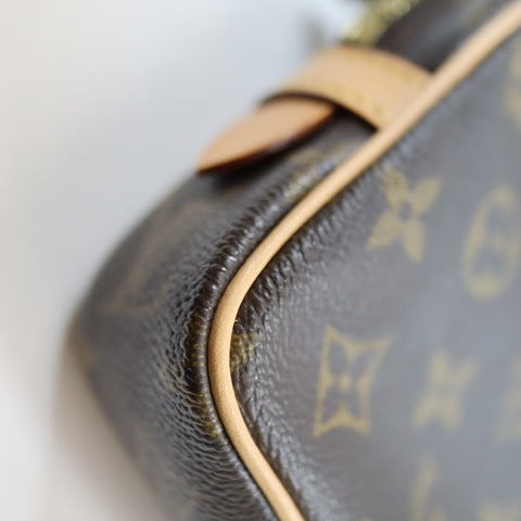 Pre-Owned #BP8275 Louis Vuitton Monogram Pochette Marly Bandouliere Crossbody Bag M51828