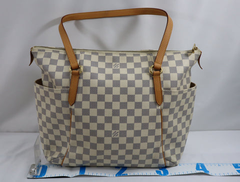 Pre-Owned #BPR09121 Louis Vuitton Damier Azur Totally MM Tote Bag N51262