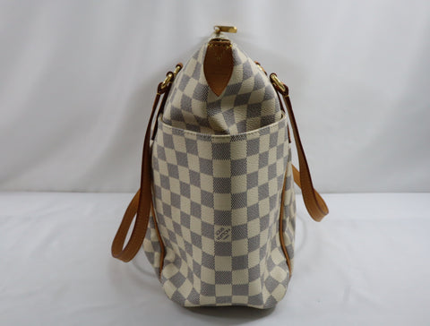 Pre-Owned #BPR09121 Louis Vuitton Damier Azur Totally MM Tote Bag N51262