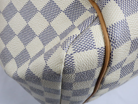 Pre-Owned #BPR09121 Louis Vuitton Damier Azur Totally MM Tote Bag N51262