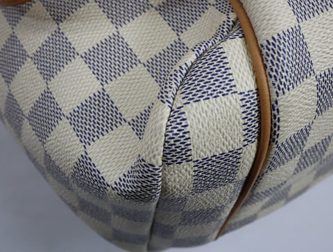 Pre-Owned #BPR09121 Louis Vuitton Damier Azur Totally MM Tote Bag N51262