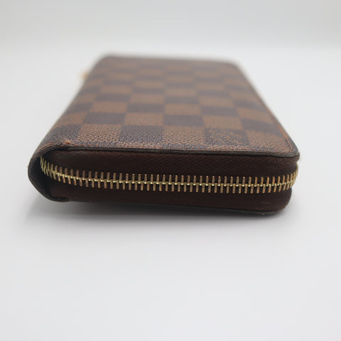 Pre-Owned #71359 Louis Vuitton Damier Zippy Wallet Round Zip Long Wallet N60015