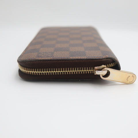 Pre-Owned #71359 Louis Vuitton Damier Zippy Wallet Round Zip Long Wallet N60015