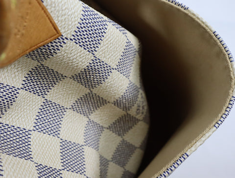 Pre-Owned #BPR09121 Louis Vuitton Damier Azur Totally MM Tote Bag N51262