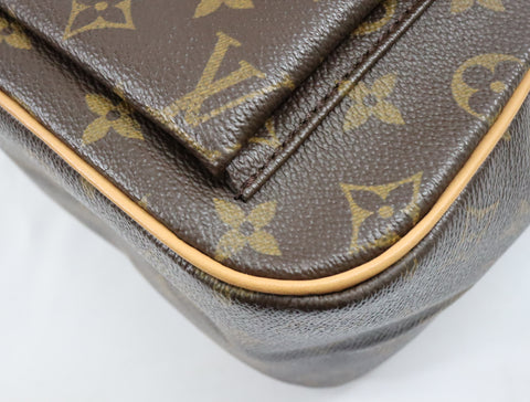 Pre-Owned #BP1428-7 Louis Vuitton Monogram Excentri Cite Hand Bag M51161