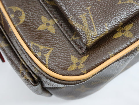 Pre-Owned #BP1428-7 Louis Vuitton Monogram Excentri Cite Hand Bag M51161
