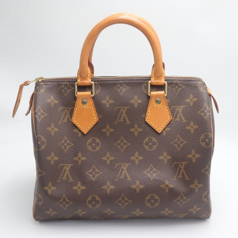 Pre-Owned #71284 Louis Vuitton Monogram Speedy 25 Hand Bag Boston Bag M41528