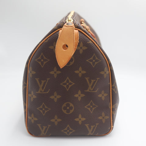 Pre-Owned #71284 Louis Vuitton Monogram Speedy 25 Hand Bag Boston Bag M41528