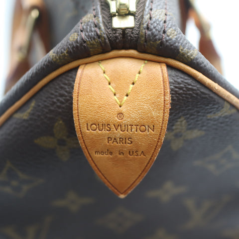 Pre-Owned #71284 Louis Vuitton Monogram Speedy 25 Hand Bag Boston Bag M41528