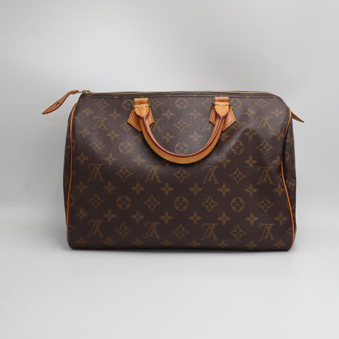 Pre-Owned #2136 Louis Vuitton Monogram Speedy30 Handbag M41526