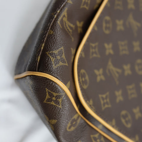 Pre-Owned #BP41-10 Louis Vuitton Monogram Abbesses Messenger Bag Brown
