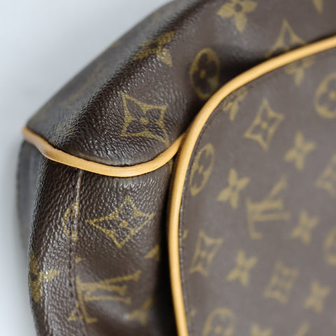 Pre-Owned #BP41-10 Louis Vuitton Monogram Abbesses Messenger Bag Brown