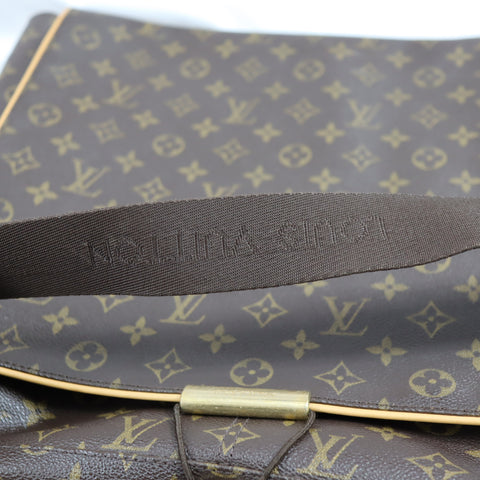 Pre-Owned #BP41-10 Louis Vuitton Monogram Abbesses Messenger Bag Brown