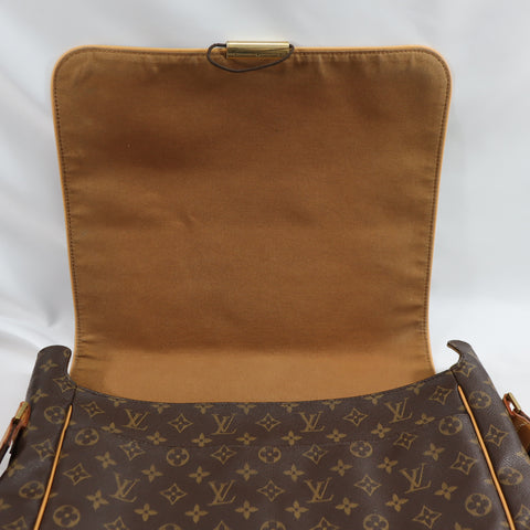 Pre-Owned #BP41-10 Louis Vuitton Monogram Abbesses Messenger Bag Brown