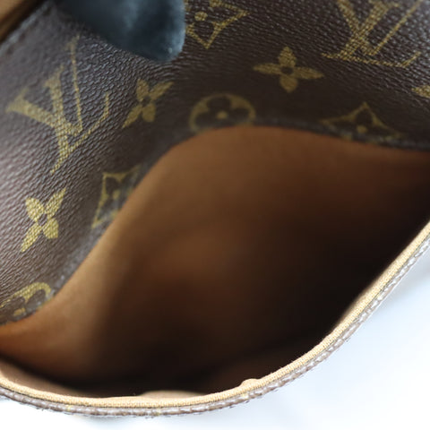 Pre-Owned #BP41-10 Louis Vuitton Monogram Abbesses Messenger Bag Brown