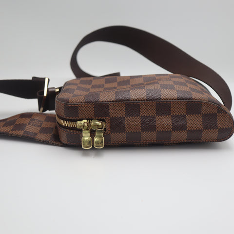 Pre-Owned #71373 Louis Vuitton Damier Ebene Geronimos Crossbody Bag N51994