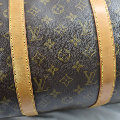 Pre-Owned #303-5 Louis Vuitton Monogram Keepall Bandouliere 50 Travel Bag Boston Bag M41416