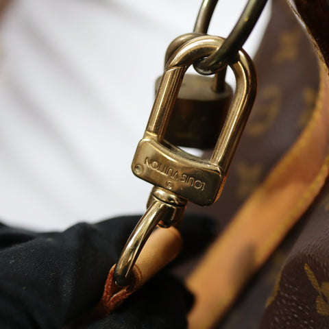 Pre-Owned #303-5 Louis Vuitton Monogram Keepall Bandouliere 50 Travel Bag Boston Bag M41416