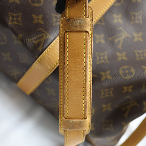Pre-Owned #303-5 Louis Vuitton Monogram Keepall Bandouliere 50 Travel Bag Boston Bag M41416
