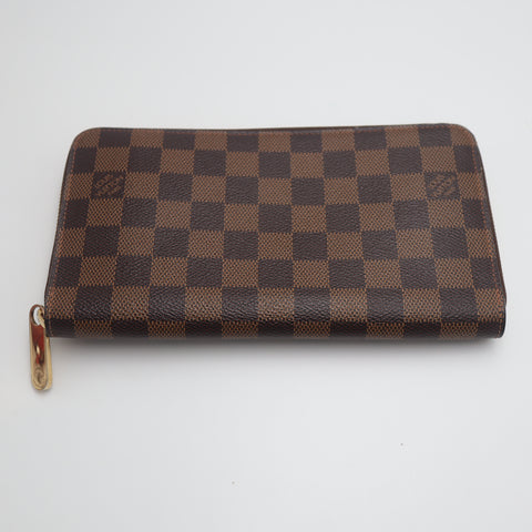 Pre-Owned #71328 Louis Vuitton Damier Zippy Organizer Long Wallet N60003