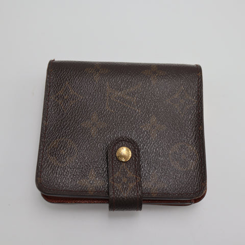 Pre-Owned #36982 Louis Vuitton Monogram Compact Zippy Wallet M61667