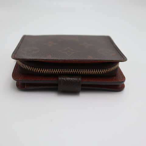 Pre-Owned #36982 Louis Vuitton Monogram Compact Zippy Wallet M61667