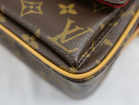 Pre-Owned #R05155 #BP53920 Louis Vuitton Damier Azur Galliera PM   Louis Vuitton Monogram Viva Cite MM shoulder Hand bag M51164