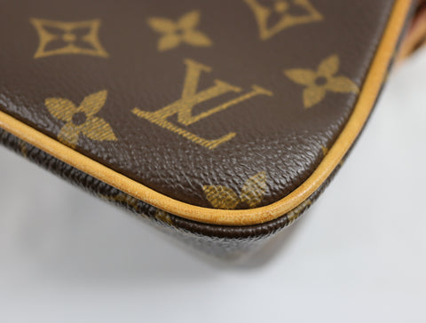 Pre-Owned #R05155 #BP53920 Louis Vuitton Damier Azur Galliera PM   Louis Vuitton Monogram Viva Cite MM shoulder Hand bag M51164
