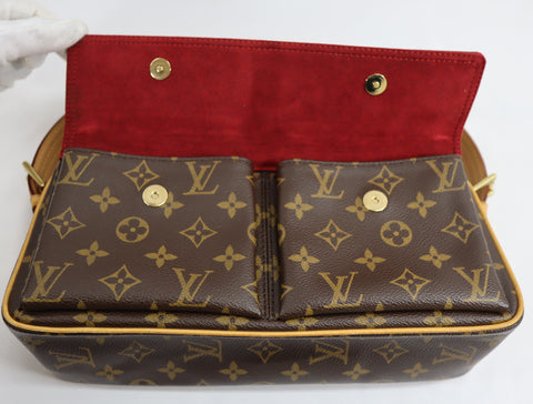 Pre-Owned #R05155 #BP53920 Louis Vuitton Damier Azur Galliera PM   Louis Vuitton Monogram Viva Cite MM shoulder Hand bag M51164