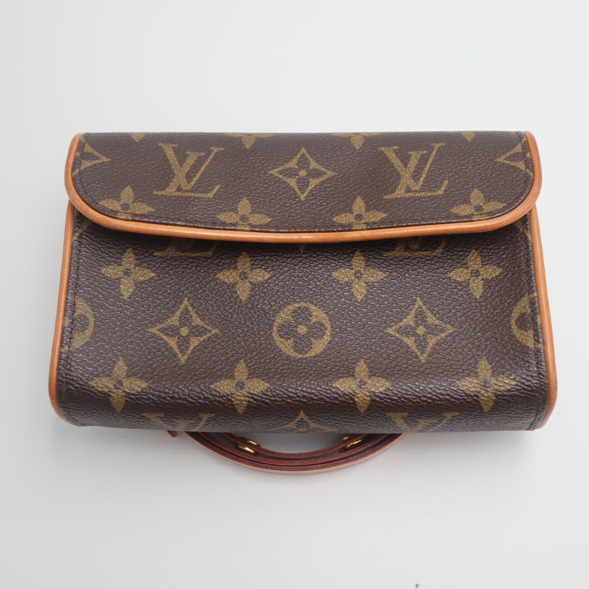 Pre-Owned #71404 Louis Vuitton Monogram Pochette Florentine Clutch bag  waist belt S M51855