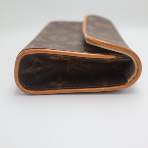 Pre-Owned #71404 Louis Vuitton Monogram Pochette Florentine Clutch bag  waist belt S M51855