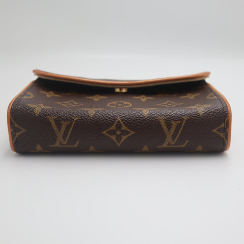 Pre-Owned #71404 Louis Vuitton Monogram Pochette Florentine Clutch bag  waist belt S M51855