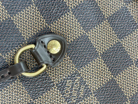 Pre-Owned #BP05240 Louis Vuitton Damier Ebene Neverfull MM Tote Bag N51105